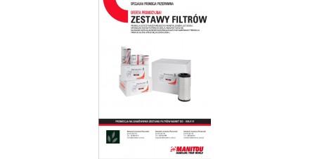 Promocja na filtry Manitou